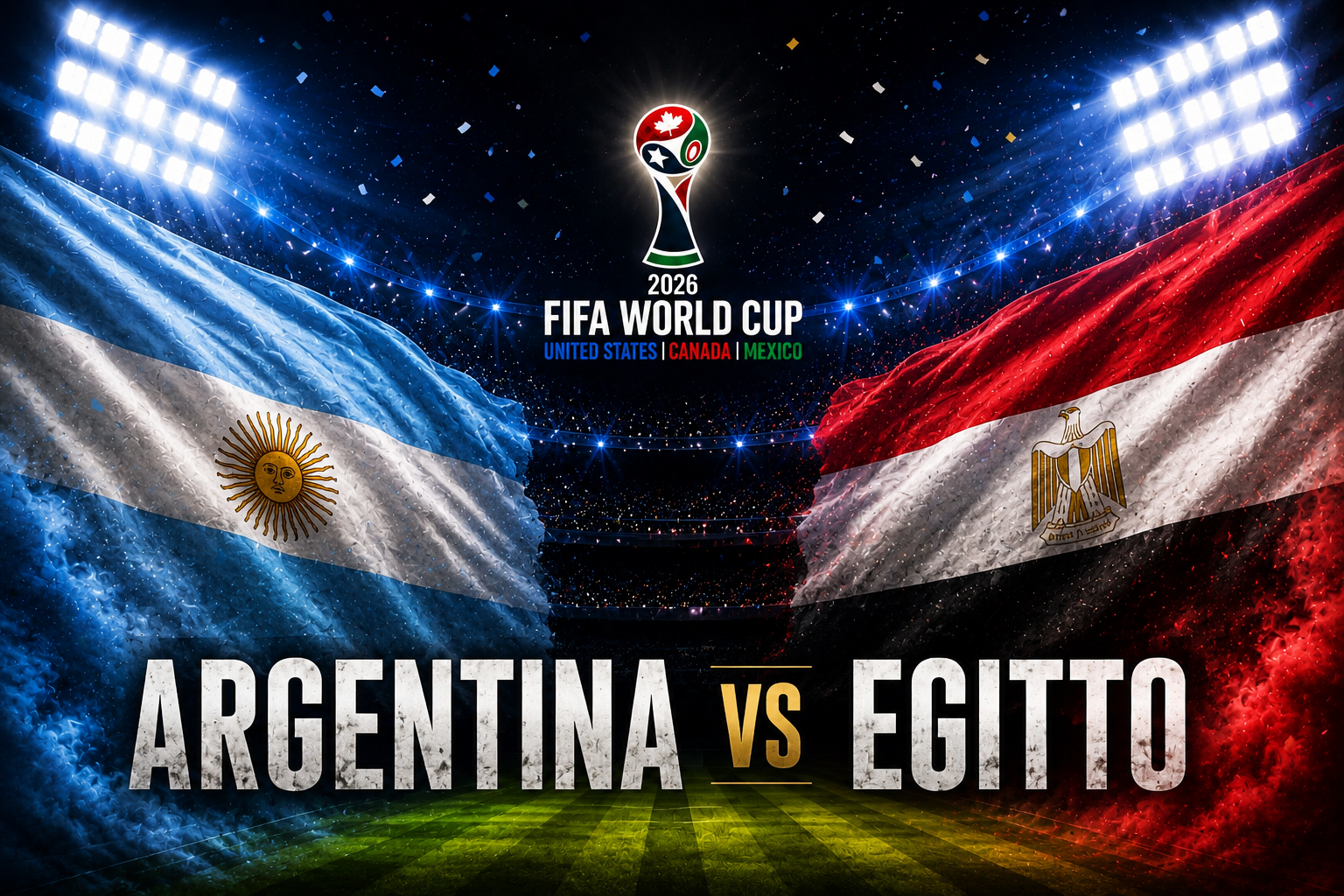 Mondiale 2026 — Argentina vs Egitto