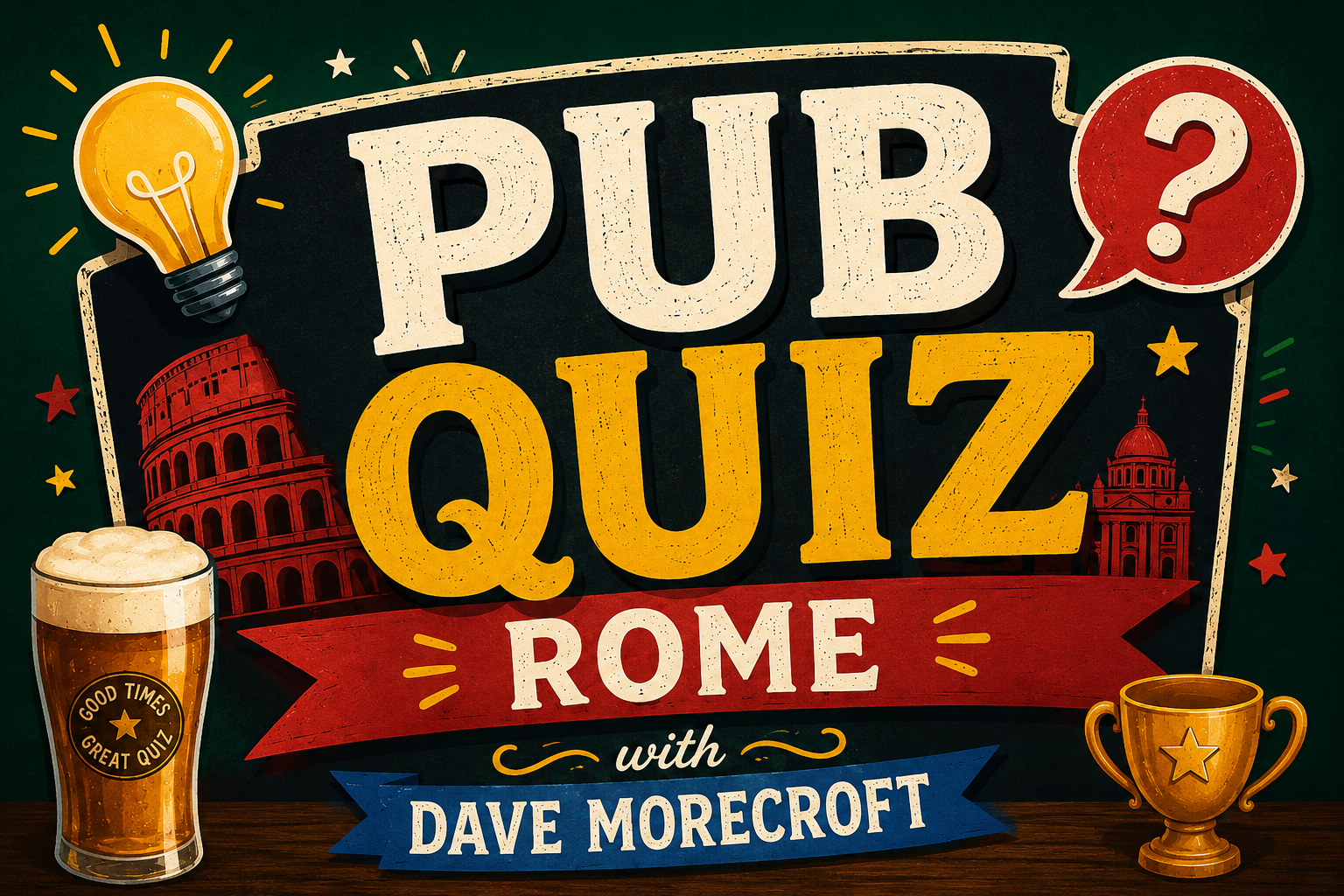 Pub Quiz Rome con Dave Morecroft